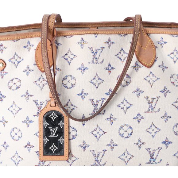Louis Vuitton Garden Collection Neverfull MM Tote Monogram Jacquard Multicolor - Picture 3 of 10